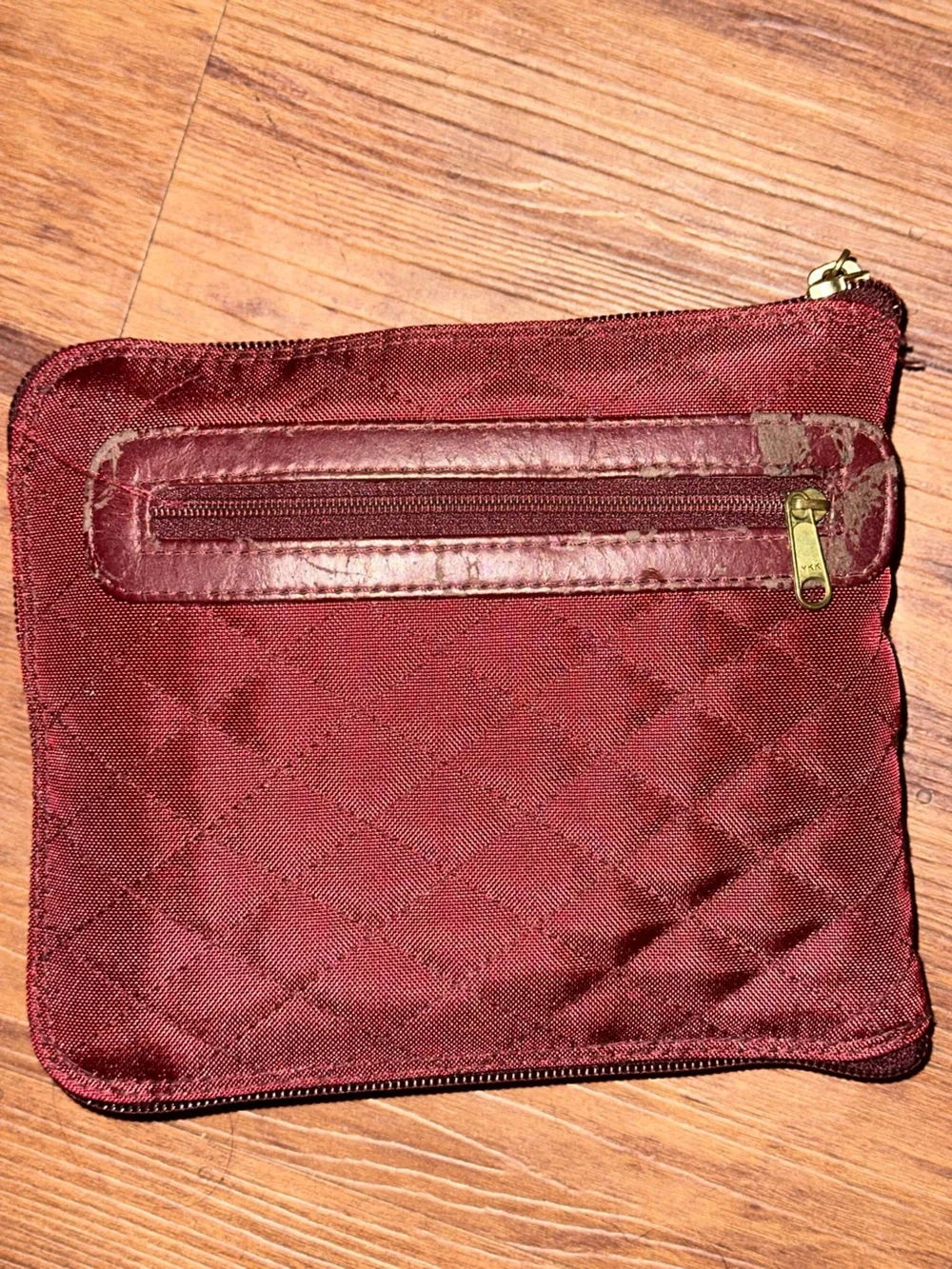 Vintage Packable Quilted Duffel Bag & Foldable Travel Tote – Burgundy / Maroon